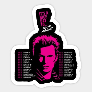 abstract nice day to summer date Sticker